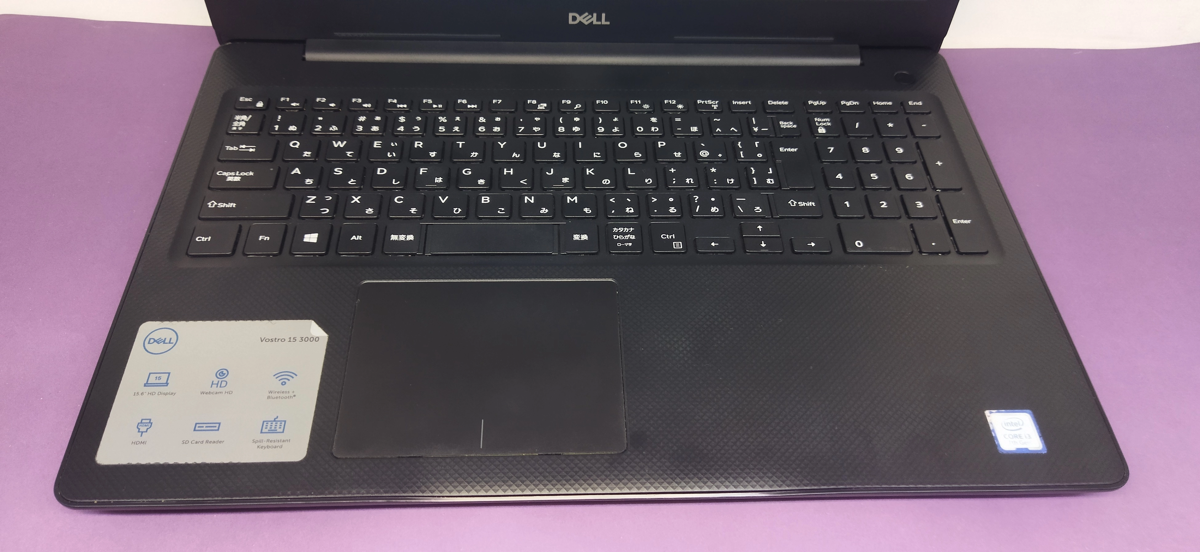 Dell Vostro 15  3000/i3gen7u/RAM8/SSD256/ONBOARD/15HD