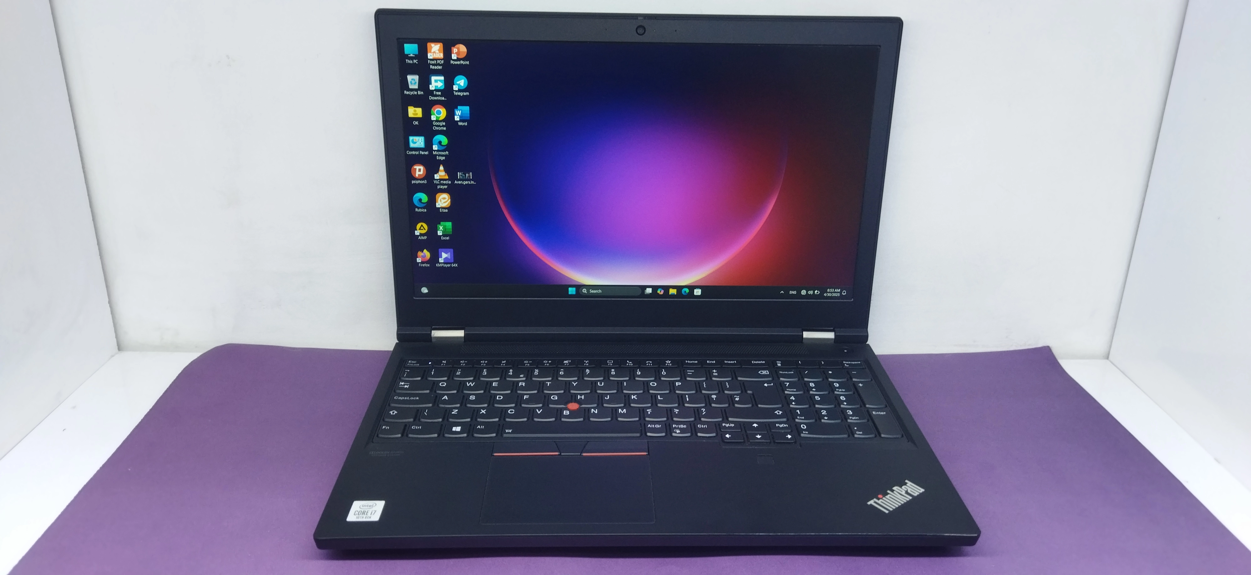 Lenovo thinkpad P15G1/i7gen10H/ram32/ssd512/quadroT1000(4GB)/15.6FHD