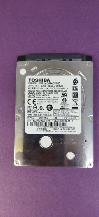 1TB HDD Toshiba