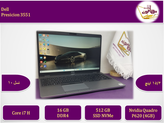 Dell Precsion 3551/i7gen10H/ram16/ssd512/P620(4GB)/15.6FHD