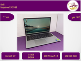 Dell Inspiron 15 3511/i7gen11G7/ram16/ssd512/MX350(2GB)/15.6FHD
